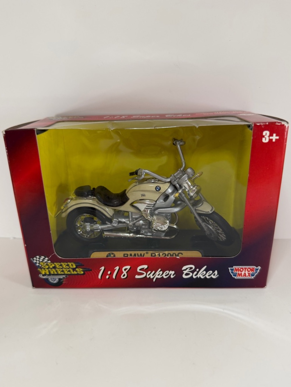 1:18 Super Bikes BMW Motorcycle - Cream